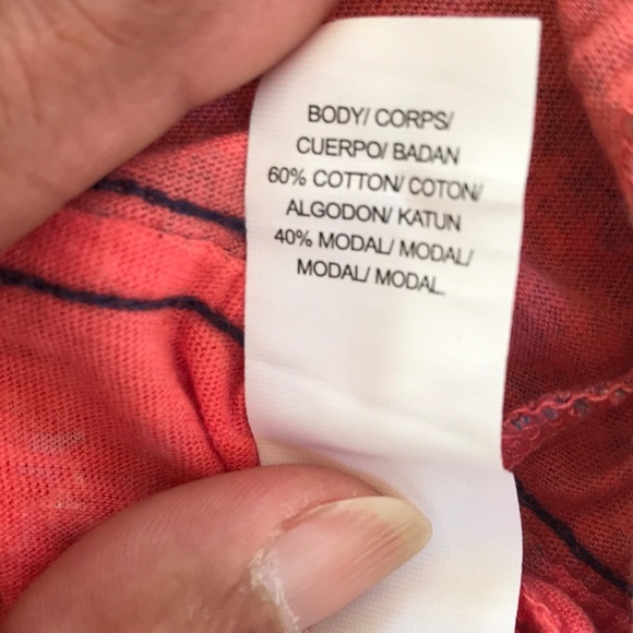 NWT! LUCKY BRAND Coral Printed Size S Top - Picture 8 of 8